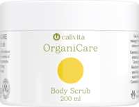 Calivita Body Scrub Organska kozmetična linija Organicare s pilingom za telo 4 v 1 ponuja vrhunski tretma detoksikacije, hidracije, revitalizacije in dvigovanja razpoloženja.