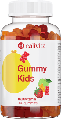 Calivita Gummy Kids multivitamini za otroke vsebujejo cink, jod, vitamin D, C, B6, B12 in folno kislino