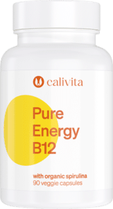 Pure Energy B12 pa ima ekološko spirulino za povečanje učinkov vitamina B12