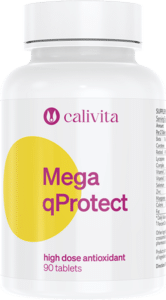 Suplement Mega qProtect je formula sa antioksidativnim djelovanjem koja zahvaljujući sinergizmu svih sastojaka višestruko pojačava djelovanje u odnosu na njihovo pojedinačno djelovanje.